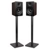Fluance Ai61 Powered 2-Way 2.0 Stereo Bookshelf Speakers with Speaker Stands 6.5" Drivers 120W Amplifier for Turntable Bluetooth 5 Wireless Music Streaming - RCA Optical USB & Sub Out (Natural Walnut) view 1