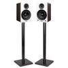 Fluance Ai61 Powered 2-Way 2.0 Stereo Bookshelf Speakers with Speaker Stands 6.5" Drivers 120W Amplifier for Turntable Bluetooth 5 Wireless Music Streaming - RCA Optical USB & Sub Out (White Walnut) view 1