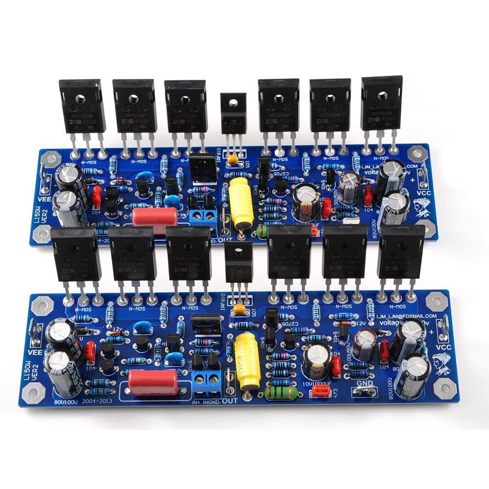 2pcs Stereo MOSFET IRFP250 Board 200W 8R 2-Channel AMP