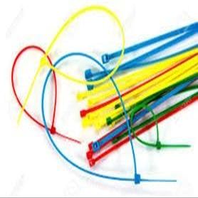 Tool Essentials 400pc Cable Tie Bundle, 350 4" Cable Ties & 50 6" Cable Ties Assorted Colors with Storage Tube