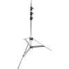 Kupo Heavy-Duty Baby Stand, 3 Riser 4 Section Chrome Plated Steel Stand, Min Height 4.4', Max Height 13.1', Supports 28.7lbs, Dual Leg Struts - Silver (KS100912) view 1