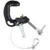 Kupo Titan Clamp with 16mm Baby Pin for Studio Lighting, Heavy-Duty Iron Casting Clamp for 3860mm Tubes, High Load Rigging Solution with Safety Cable (KG073711) view 2