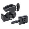 Kupo Super Convi Clamp with V-Lock Set Complete All-in-One Mounting System with V-Lock Base Extension Handle and Wedge for Photography and Video Rigging Applications (KG705411) view 1