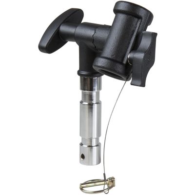 Kupo Swivel Junior Receiver Adapter for Combo Stands, with Rotating Rosette Design for Fixtures Like ARRI Skypanel (KG066611)