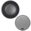 Alpine R-W12D4 12" Subwoofer with KTE-12G.2 12" Speaker Grill view 1