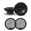 Alpine S-S65 6.5" Coax Speakers with KTE-S65G 6.5" Speaker Grills view 1