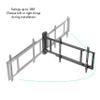 ynVISION.DESIGN Swing Wall Mount Bracket for 32"-75" TVs | Hinged | Swings Open up to 180 Degrees with 1 Finger for Easy Television Service (Pack of 1) view 3