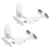 AVF Traditional Steel Side Clamping Speaker Mounts in White (Set of 2) view 1
