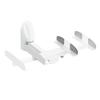 AVF Traditional Steel Side Clamping Speaker Mounts in White (Set of 2) view 2