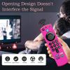 2Pack Remote Cover for Firetvstick 4K Max (3rd Gen) 2021,Silicone Protective Case Compatible with Firetv4k TV Stick Alexa Voice Remote Control with Lanyards,Anti-Slip,Shockproof(Rose Red&Sky Blue) view 4