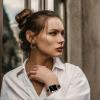 Leather Watch Strap for iWatch Series 7/SE/6/5/4/3/2/1,KangPlus Leather Bands Soft Wristband Sport Watch Strap Fit for 5.5-8.1 inch Compatible with iWatch Series 42MM/44MM/45MM view 4