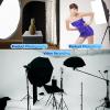2Pcs 135W Light Bulb 5500K CFL Roas Daylight Spiral Softbox Lighting Kit Bulb in E27/E26 Socket for Photography Photo Box view 3