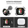 National Emblem of Other Republics of Horse Compatible with AirPods 3 Case Protective Cover, Cute Protective Shockproof Protective Cover with Keychain, Wireless Charging Box, Woman, Man view 3