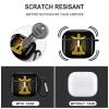 National Emblem of Egypt Compatible with AirPods 3 Case Protective Cover, Cute Protective Shockproof Protective Cover with Keychain, Wireless Charging Box, Woman, Man view 3
