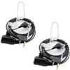 Walkie Talkies Earpieces(2 Packs) with Mic 2 Pin Covert Air Acoustic Tube Headset for Baofeng UV-5R BF-888S BF-F8HP Retevis H-777 Kenwood Pxton Puxin Two Way Radio view 1