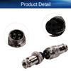 Auniwaig Aviation Connector Male Female Aviation Connector 4P 5A GX16-4 Waterproof Wire Panel Power Chassis Metal Fittings view 4