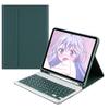 Color Keyboard for Samsung Galaxy Tab A8 10.5 inch 2022 (SM-X200/X205/X207) Keyboard Case Cute Detachable Removable Wireless Bluetooth Keyboard Cover (DarkGreen) view 1