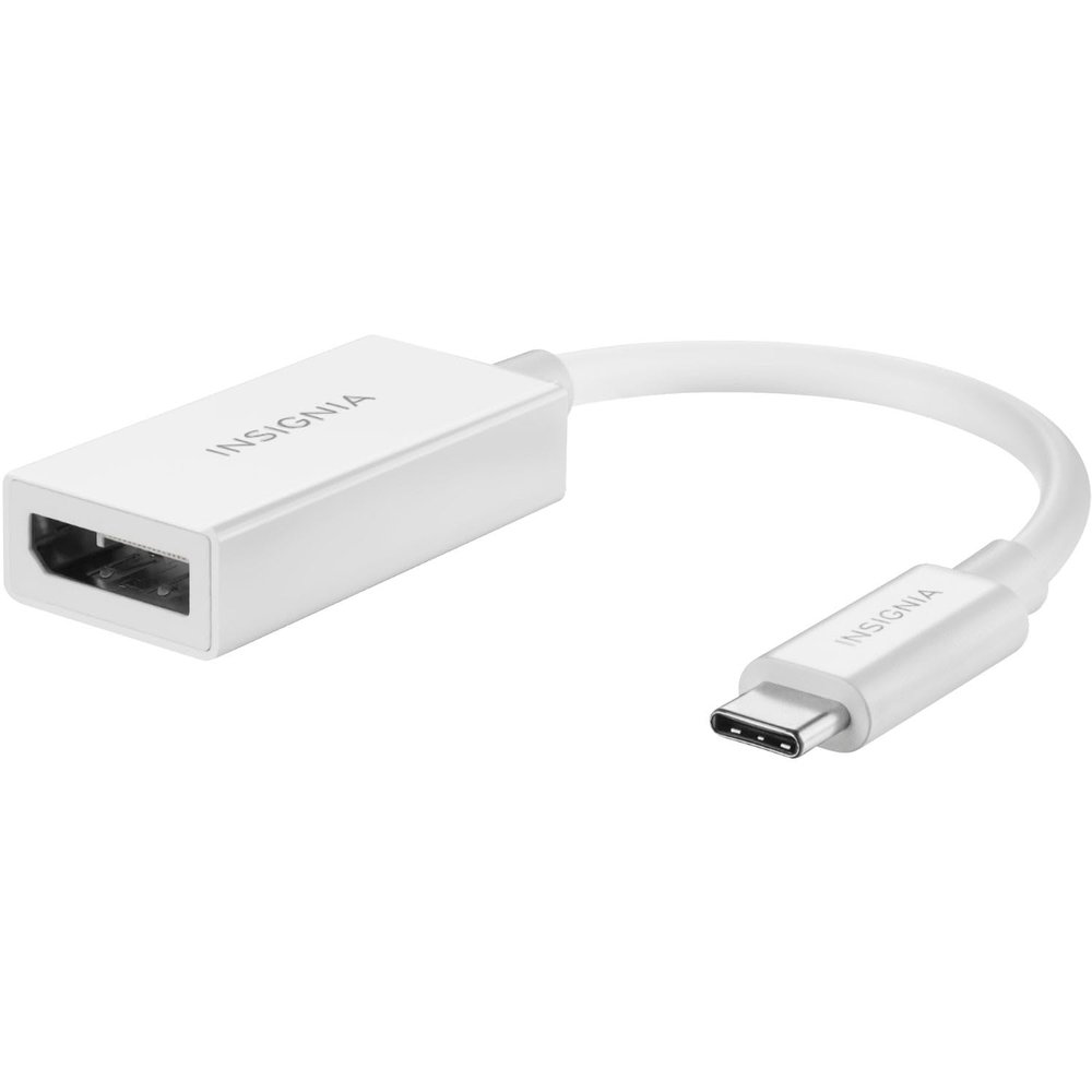 Insignia Multi Port USB Ethernet HDMI Hub Adapter Series, Data Transfer & Charging for MacBook, Chromebook, Laptop, PC, and More (USB-C to Display Port)