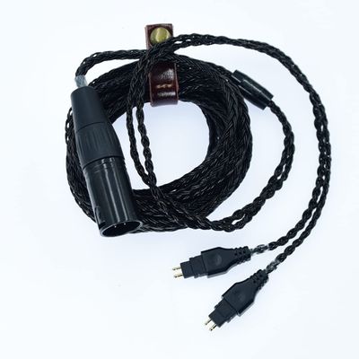 Arklove 4pin Balance XLR Replacement Audio Upgrade ofc Cable for Sennheiser hdxx HD650, HD600, HD580, HD660S, Massdrop HD6XX Headphones with Lossless Player (2.5m(8.2ft), Black)