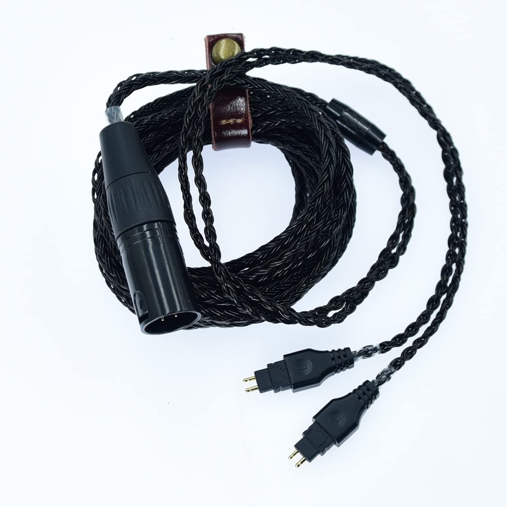 Arklove 4pin Balance XLR Replacement Audio Upgrade ofc Cable for Sennheiser hdxx HD650, HD600, HD580, HD660S, Massdrop HD6XX Headphones with Lossless Player (2.5m(8.2ft), Black)