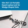 Kensington N17 Portable Keyed Laptop Lock for Dell and Alienware Laptops (K60511WW) view 2
