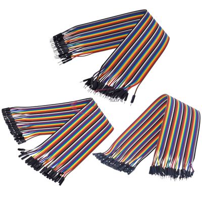 10cm 20cm 30cm 2.54mm Dupont Jumper Wires Cables Male to Male Female to Female Male to Female (30CM Kit)