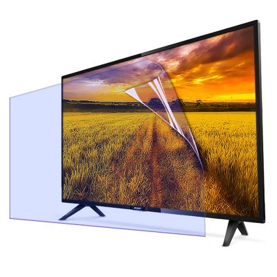 TYRHMY Anti UV TV Screen Protector for 43 50 55 65 75 Inch, Indoor & Outdoor Anti Glare TV Anti Blue Light Screen Frosted Film Anti-Reflection Rate Up to 90%,65in L56.25inxW31.65in