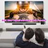 TYRHMY Anti UV TV Screen Protector for 43 50 55 65 75 Inch, Indoor & Outdoor Anti Glare TV Anti Blue Light Screen Frosted Film Anti-Reflection Rate Up to 90%,65in L56.25inxW31.65in view 2