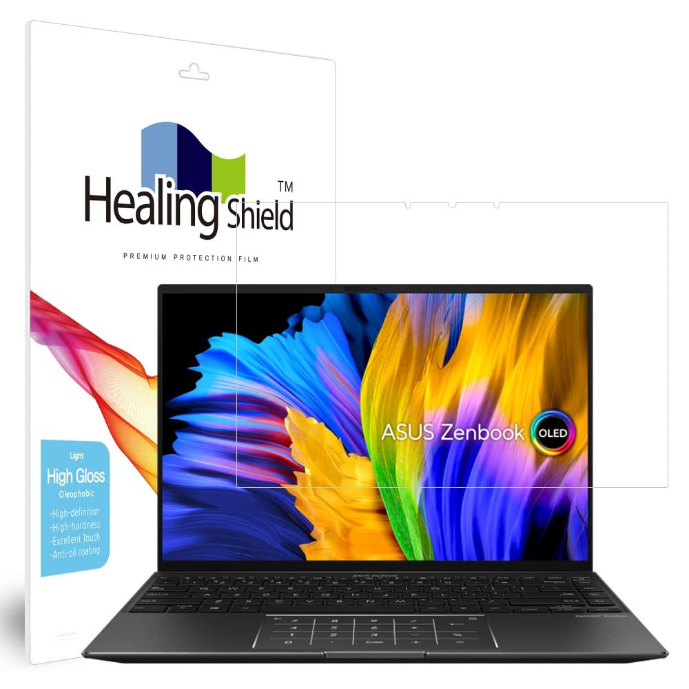 Muellery Healingshield Screen Protector Light Oleophobic High Gloss Film Compatible with ASUS Zenbook 14X OLED UX5401EA PHFL1661_Laptop