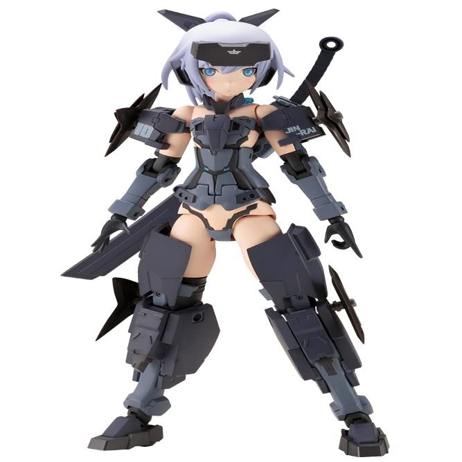 Frame Arms Girl Figurine Plastic Model Kit Jinrai Indigo Ver. 15 cm