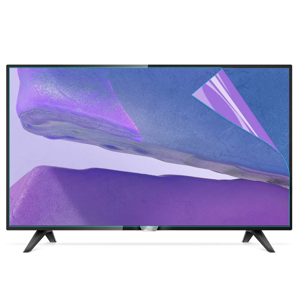 JFGH Anti-Glare Film for 32-75 Inch TV - TV Screen Protectors, Dust-Proof, Reduce Eye Fatigue Anti-Myopia, 4-Sided Ring Glue Installation / 75in 1645x930mm