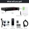 S.M.S.L A2 High Resolution Power Amplifier, Class D Power Amp RMS 200W x 2(4), DSD512 Bluetooth UAT LDAC Aptx-HD AAC, XMOS 32bit 768kHz THD+D 0.0008% with Remote Control view 2