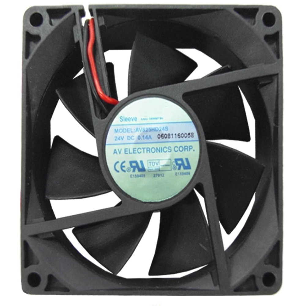 AV825HD24S 24V 0.14A 2-Wire Cooling Fan 80X25MM