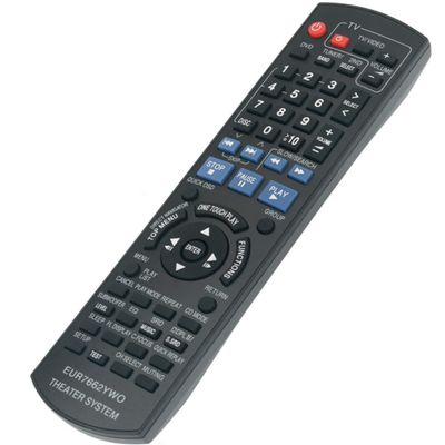 EUR7662YW0 Replace Remote Control Compatible with Panasonic DVD Home Theater System SC-PT750 SA-PT750P SA-PT750PC SC-PT753 SA-PT753 SA-PT950P SA-PT950PC SC-PT950 SC-PT1050 SA-PT950 SA-PT1050