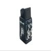 TP Original Handmade Genuine Real Leather Half Camera Case Bag Cover for Rolleiflex 2.8GX with Scissor Clip Black Leather White Stitching view 1