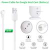 Power Cable Compatible with Google Nest Cam Outdoor or Indoor, Battery, 30Ft/9.1m Weatherproof Outdoor Cable Continuously Charging Your Nest Camera (White) view 3