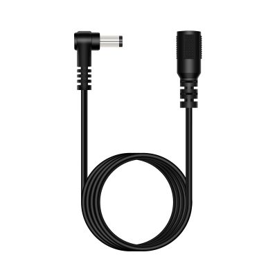 5.5mm x 2.5mm DC Power Extension Cable, 6FT 5.5x2.5mm Right Angle Male to Female Plug Jack Power Supply Adapter Extension Cord for CCTV Surveillance Security Camera LED Strip DVR Router