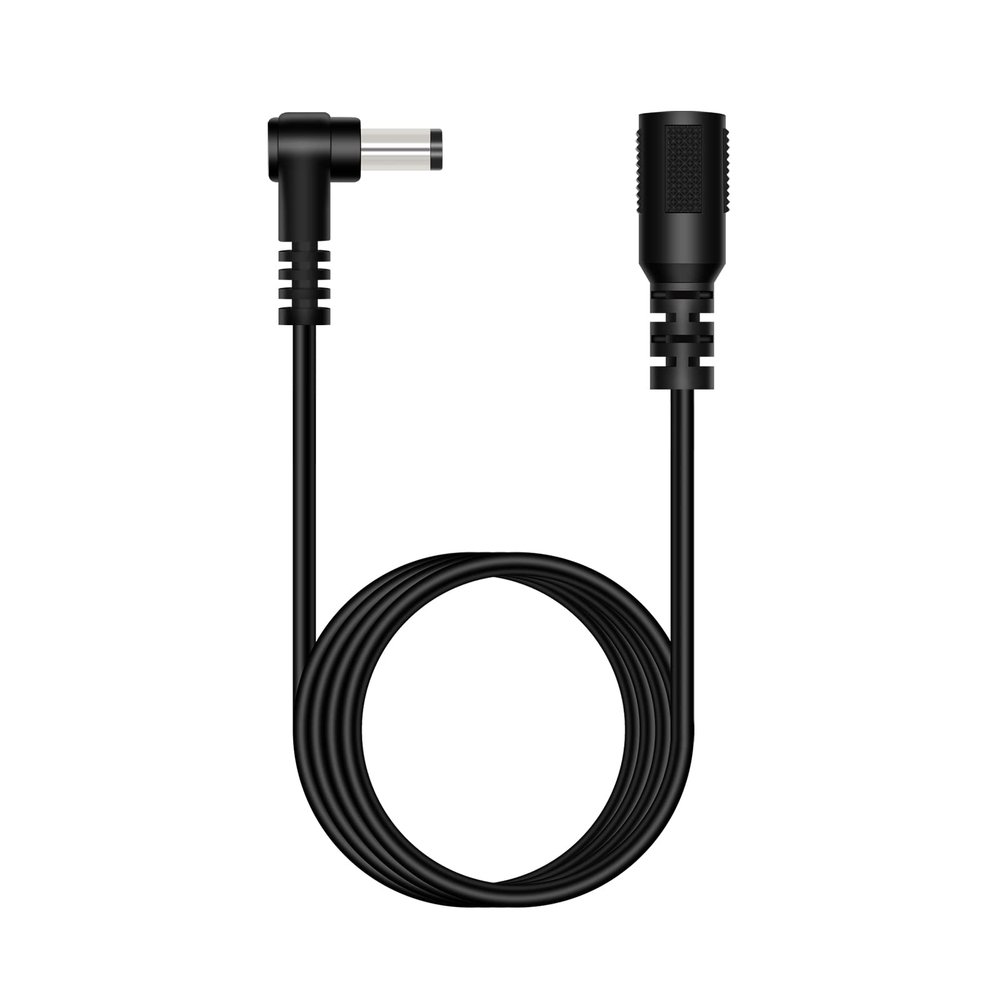 5.5mm x 2.5mm DC Power Extension Cable, 6FT 5.5x2.5mm Right Angle Male to Female Plug Jack Power Supply Adapter Extension Cord for CCTV Surveillance Security Camera LED Strip DVR Router