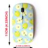 2.4G Wireless Mouse with Cute Pattern Design for All Laptops and Desktops with Nano Receiver - Blue view 2