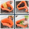 ProHome Swan Drain Basket Sink, Multipurpose Basket, Triangular Sink Drain Shelf, Multipurpose Drain Basket Sink Swan Strainer Hangs On Faucet, Fits Almost Sinks (3 Packs) view 3
