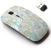 2.4G Wireless Mouse with Cute Pattern Design for All Laptops and Desktops with Nano Receiver - Cactus view 1