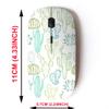 2.4G Wireless Mouse with Cute Pattern Design for All Laptops and Desktops with Nano Receiver - Cactus view 2