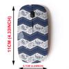2.4G Wireless Mouse with Cute Pattern Design for All Laptops and Desktops with Nano Receiver - Bohemian Ornament Ethnic Tribal view 2