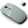2.4G Wireless Mouse with Cute Pattern Design for All Laptops and Desktops with Nano Receiver - Floral view 1