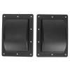 2Pcs Cabinet Speaker Handles, Speaker Handles, Black Metal Recessed Handles for Speakers, Stage Audios, 6.4 * 8.7 view 1