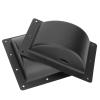 2Pcs Cabinet Speaker Handles, Speaker Handles, Black Metal Recessed Handles for Speakers, Stage Audios, 6.4 * 8.7 view 2