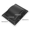 2Pcs Cabinet Speaker Handles, Speaker Handles, Black Metal Recessed Handles for Speakers, Stage Audios, 6.4 * 8.7 view 3
