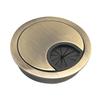 Bettomshin 2.01" Desk Grommet Zinc Alloy 51mm Cable Hole Cover Cord Desk Grommets Arrange Wires Organizer for Home Office Desk Cable Cord Bronze 1Pc view 1