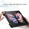 SHIEID Z Fold 3 Case with Pen Holder, Z Fold 3 Case with S Pen Protective Cover, Built-in Magnetic Kickstand All-Inclusive Shockproof Case for Galaxy Z Fold 3 5G, Mist Gold view 4