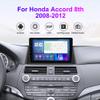 Android 12 Car Radio Stereo for Honda Accord 8th 2008-2012,10.1 inch 8 Core GPS Navigation Wireless Wired Car-Play Android Auto IPS Touchscreen BT FM AM RDS DSP Head Unit, 2GB RAM 32GB ROM view 2